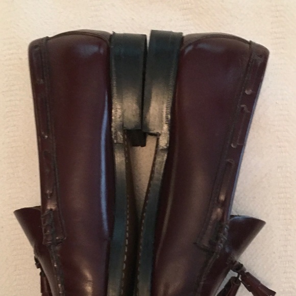 Men’s Dexter Handsewn Leather Shoes in Oxblood Colour, 11 Wide - Picture 7 of 12